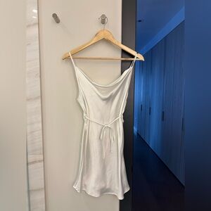 Motel Rocks Paiva Slip Dress in Ivory
